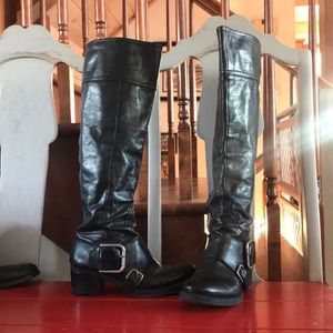 Nine West gently worn heeled boots